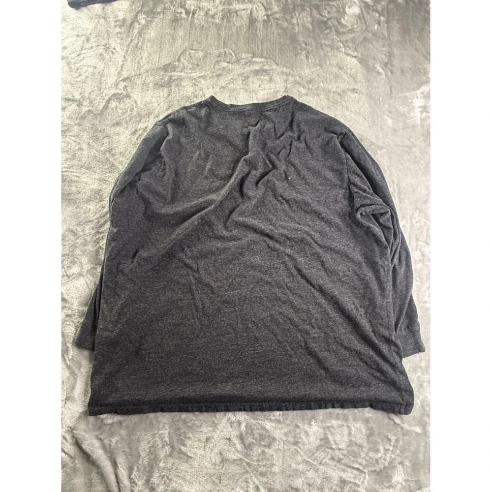 Polo Ralph Lauren Classic Fit Men's T-Shirt 4 Xlt Gray Ribbed Crew Neck